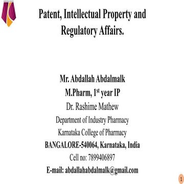 Patent M.pharm Pharmaceutic$ industry pharmacy 