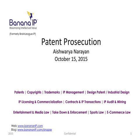 Patent prosecution