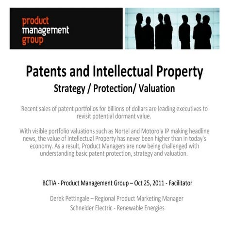 PMG Oct 2011 Patents and intellectual property 101 for product managers final