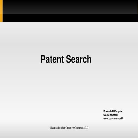 Patent Search