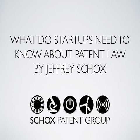 Patent strategy for startups