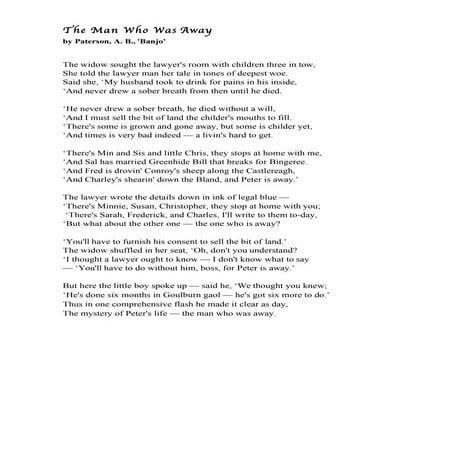 Paterson poems and ballads