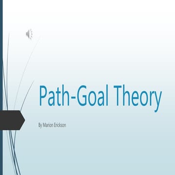 Path goal theory