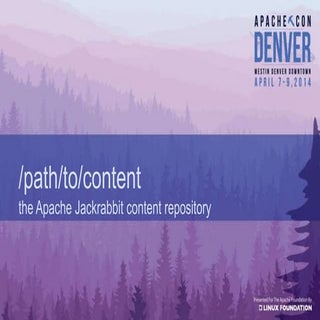 /path/to/content - the Apache Jackr...