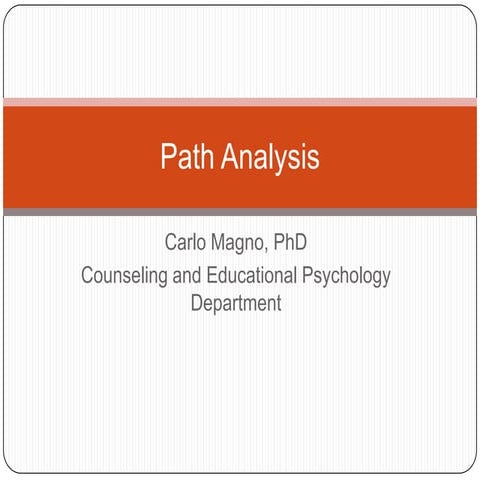 Path analysis