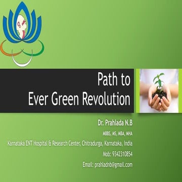 Path to Ever Green Revolution