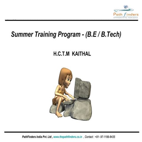 Pathfinders summer training_ppt