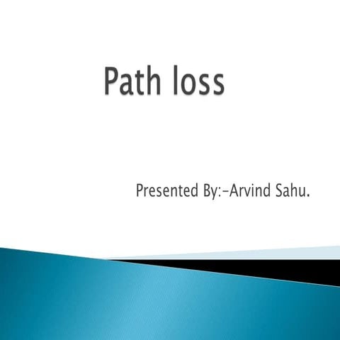 Pathloss research paper 