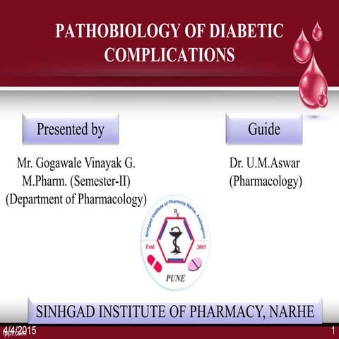 Pathobiology of diabetic complications