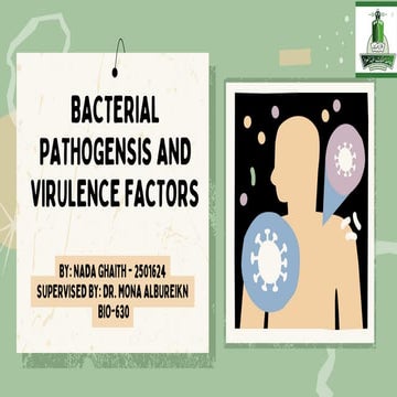 Pathogens and Communicable Diseases Education Presentation in Light Green Bei...