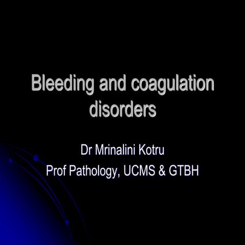 Pathology-bleeding disorders.ppt