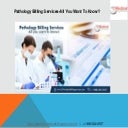 Pathology billing services all you want to know