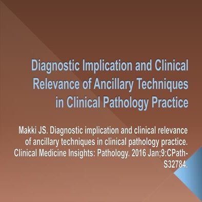 Basic laboratory techniques, special stains and immunohistochemistry in histo...