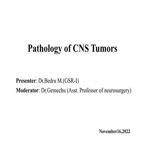Postgraduate seminar Pathology of CNS Tumors.pptx