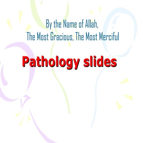 Basic Pathology lab slides 