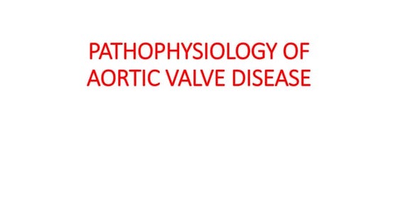 Echo Assessment Of Aortic Valve Disease Dr Ferdous