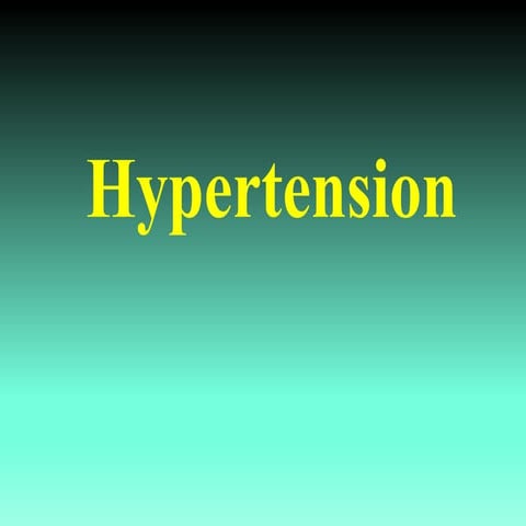 Pathophysiology of hypertension ,bloodpressure