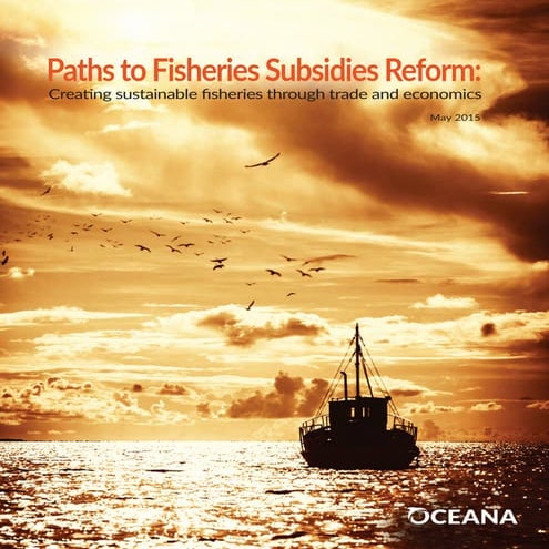 Paths to Fisheries Subsidies Reform: Creating sustainable fisheries through t...