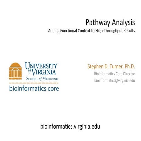 Pathway analysis 2012