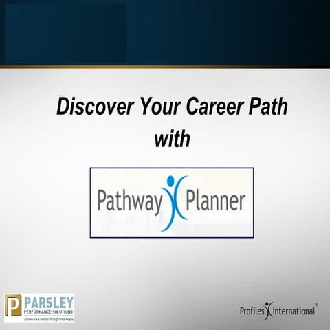 Pathway planner from profiles international