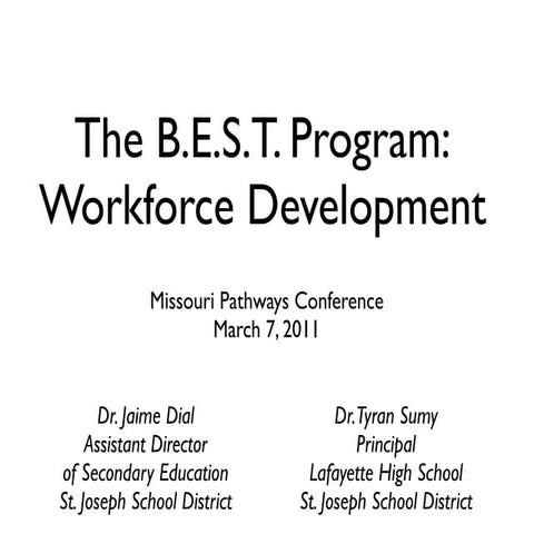 B.E.S.T. Program Presentation