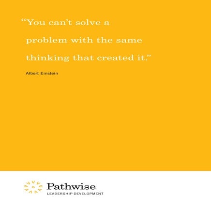 Pathwise Leadership Development Program -  Brochure