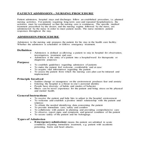 PATIENT ADMISSION.docx