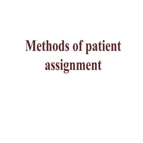 Ward mangement | PPTX
