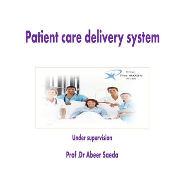 Patient care delivery system 