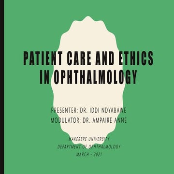 Patient care and ethics in ophthalmology Dr. Iddi.pptx