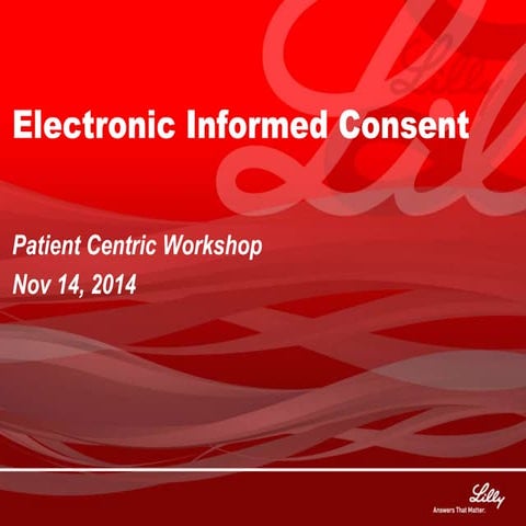 Informed consent in Clinical Trials | PPTX