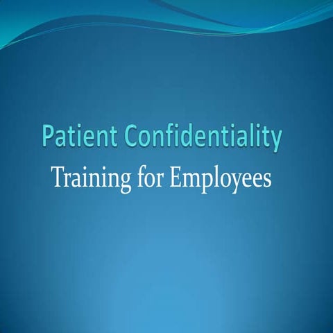 Patient confidentiality