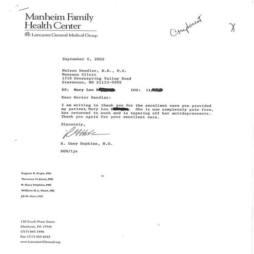 Patient cost savings documented with letters | PDF