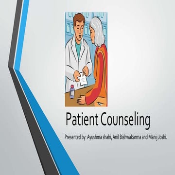 Patient counseling