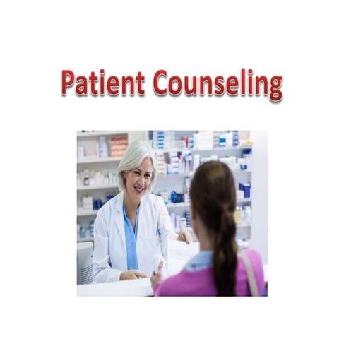 Patient counseling | PPT