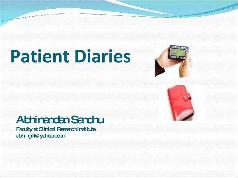Patient Diary by Abhinandan Sandhu