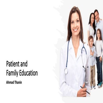 Patient and Family Education