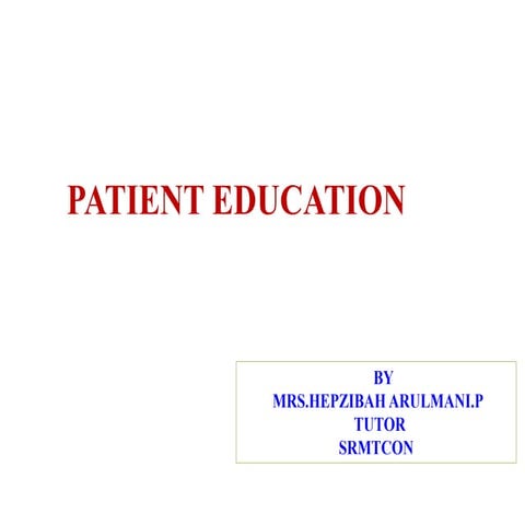 Patient Education.pptx