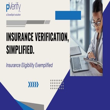 Insurance Eligibility Verification - pVerify | PDF