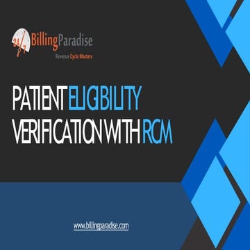 Patient Eligibility Verification with RCM.pptx