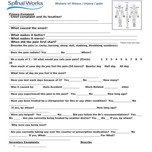 Carpal Tunnel Impairment Questionnaire | DOCX