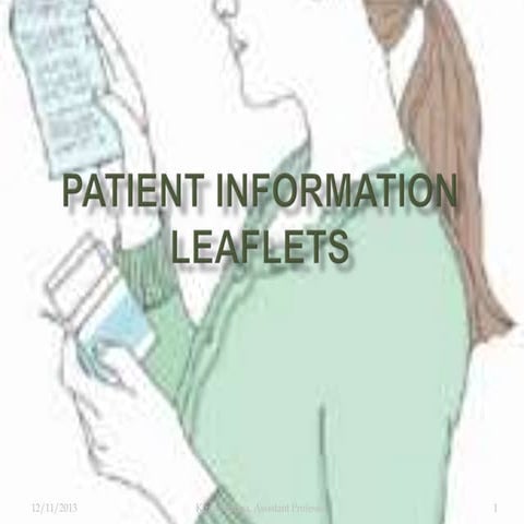 Patient information leaflets