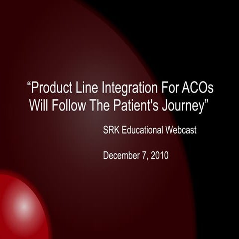 Patient Journey ACOs Strategic Halo From Brian Walker And Guest Karen Corrigan