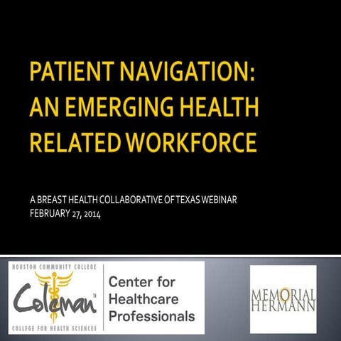 Patient navigation webinar