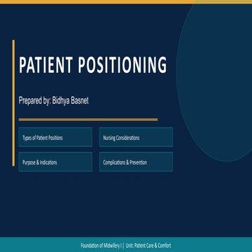 positioning of patient | PDF