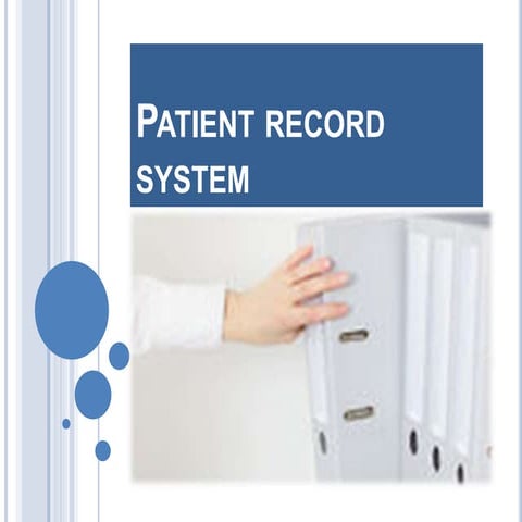 Patient record system. shilpa Jose