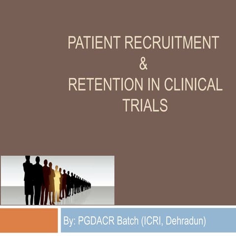 Patient recruitment