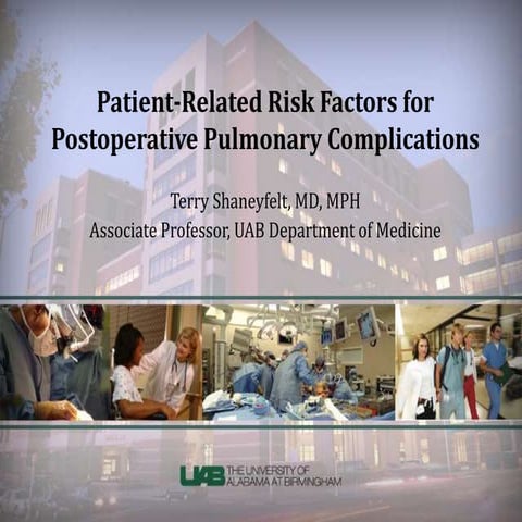 Gupta indices for postop pulmonary complications | PPTX