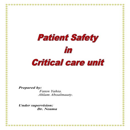 Patient safety