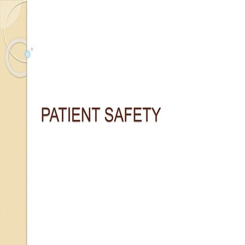 Patient safety